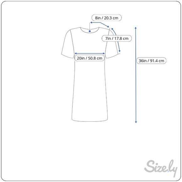 Vintage Cottage / Granny Core Blue Short Sleeve 80s 90s Dress Size M - Picture 7 of 7